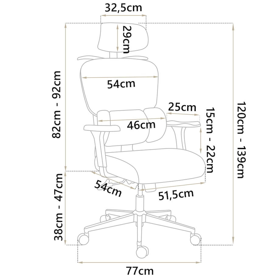 Fotel biurowy obrotowy ergonomiczny krzesło Sofotel Talin szare