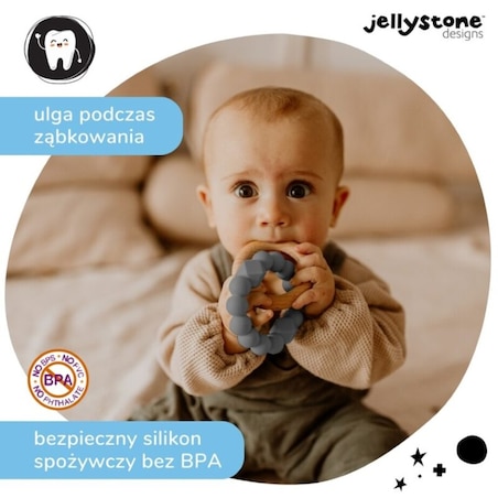 Księżycowy gryzak, szary, Jellystone Design