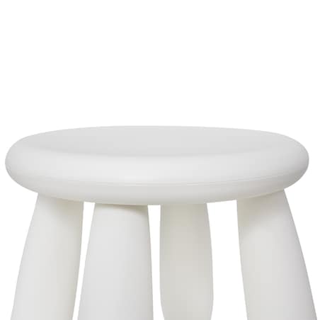 Krzesełko dla dzieci plastikowe stołek dziecięcy biały