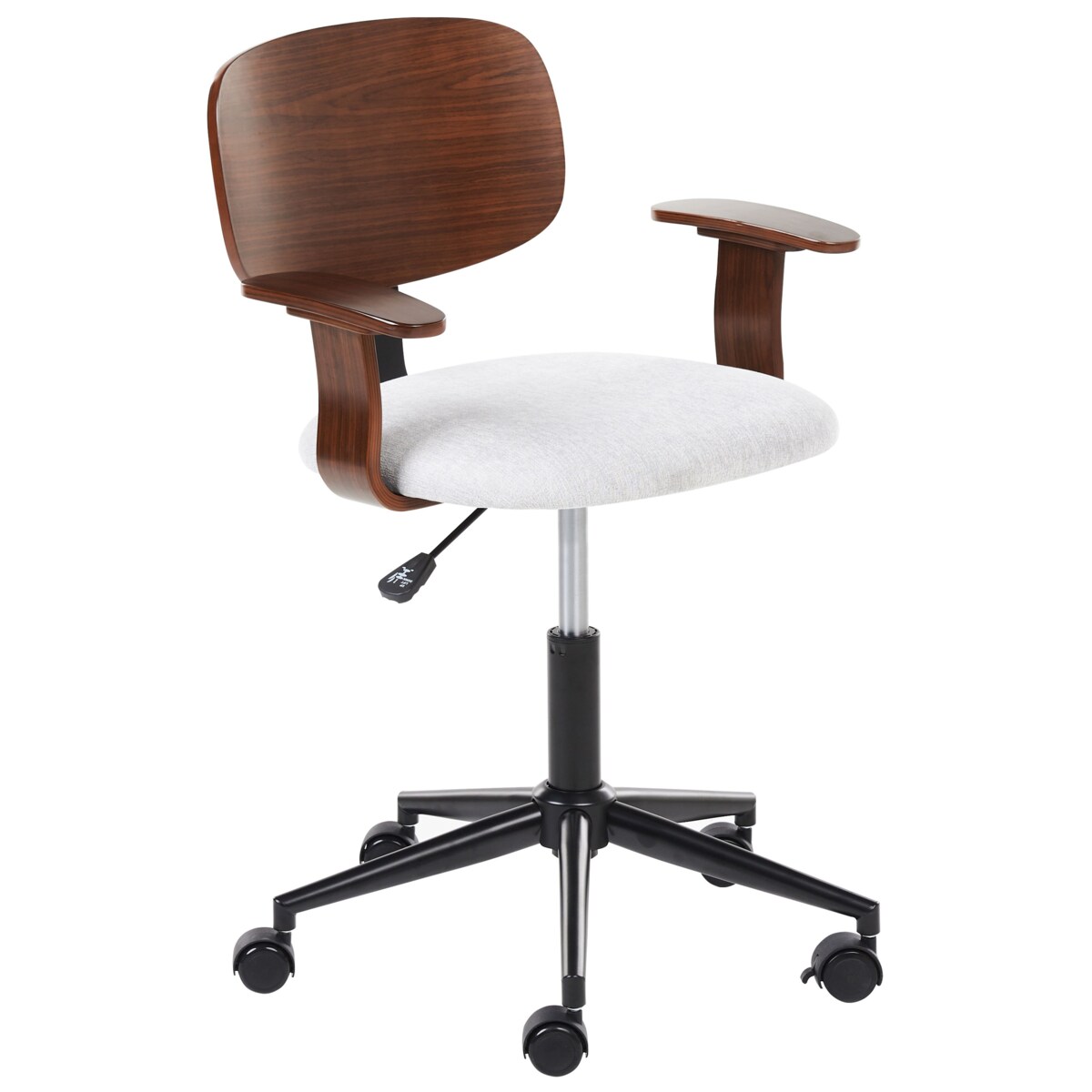 Fotel biurowy GUNNISON Len Jasnoszary