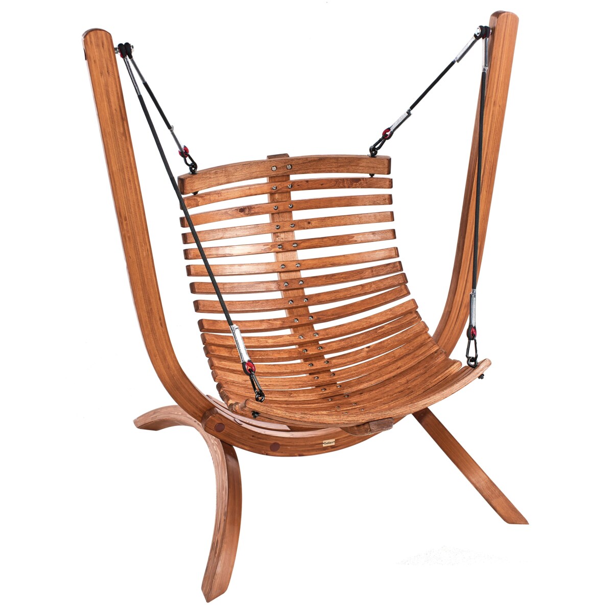 Huśtawka ogrodowa ALLISTE Drewno Brązowy