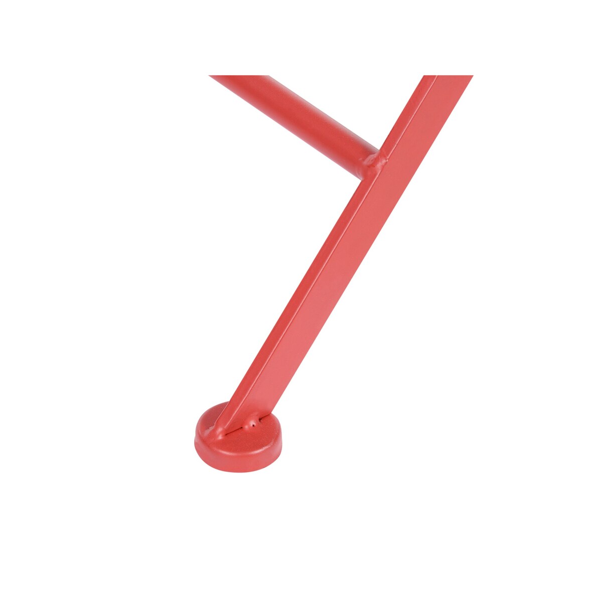 Zestaw 2 krzeseł ogrodowych metalowy czerwony SCARIO