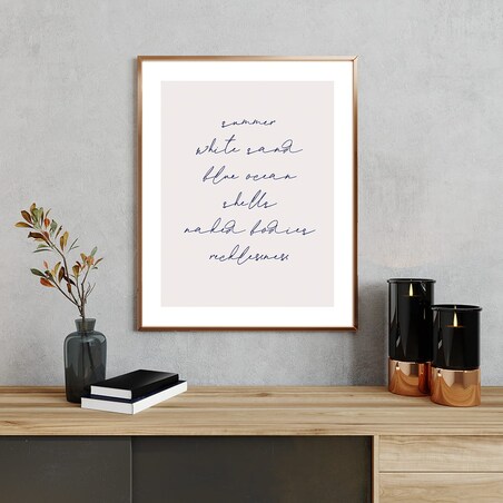 plakat summer 50x70 cm