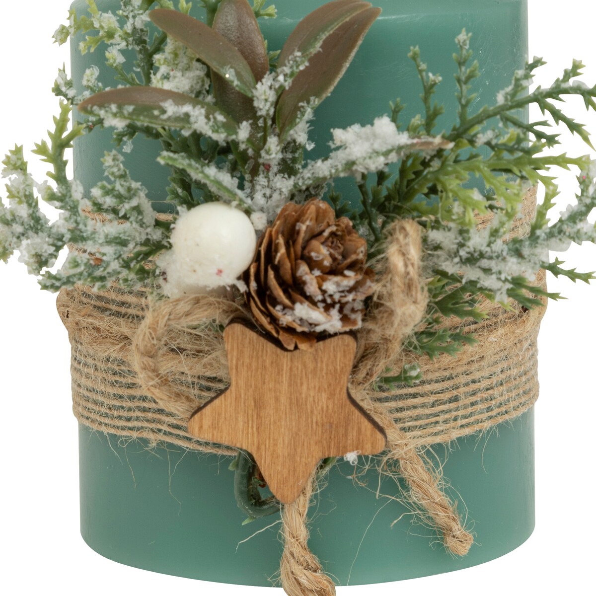 Ozdobna świeca parafinowa LED, 10 cm