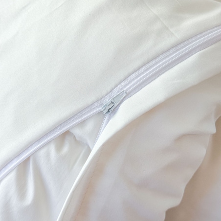 komplet pościeli "bella rosa" z aplikacją 3d róże mikrofibra 200x220 | biały