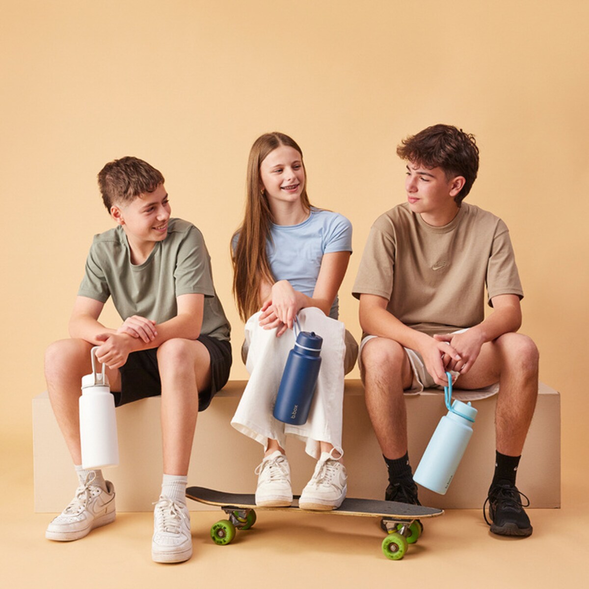 Butelka termiczna ze składanym ustnikiem – termos dla dzieci i dorosłych 1l Lagoon b.box