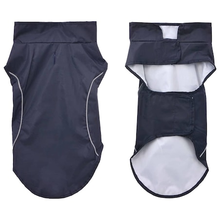 vidaXL Płaszcz przeciwdeszczowy dla psa z odblaskowymi paskami