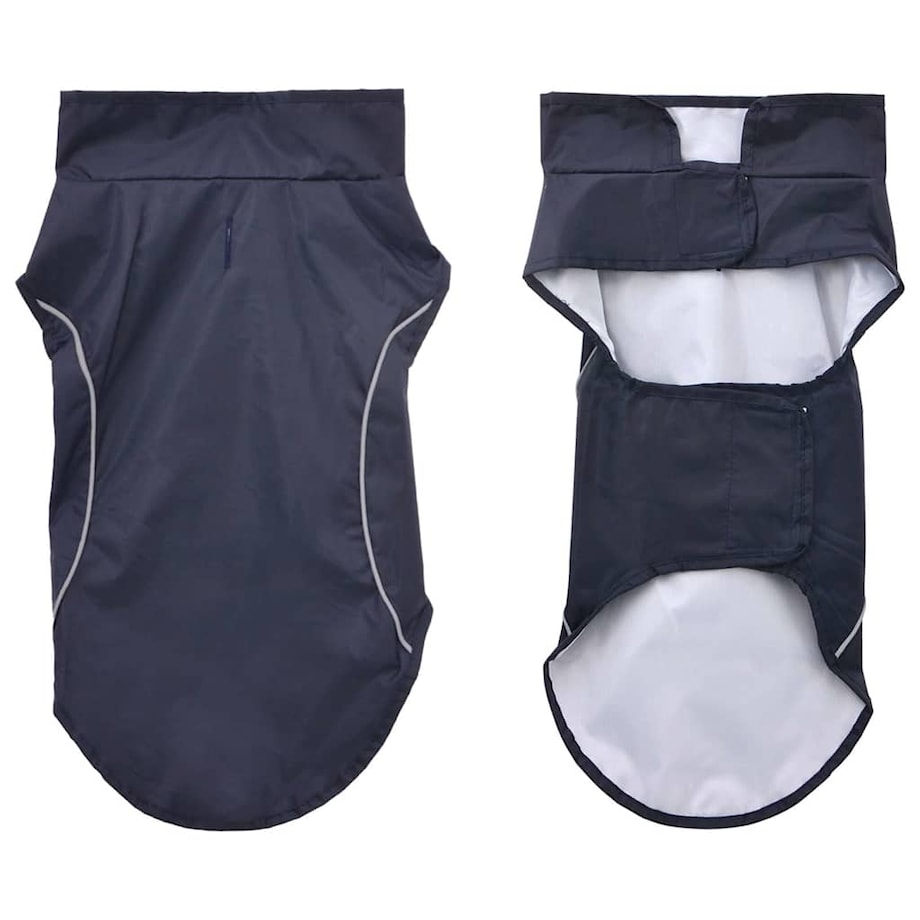 vidaXL Płaszcz przeciwdeszczowy dla psa z odblaskowymi paskami