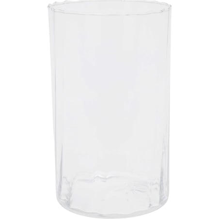 Cylindryczny wazon szklany, Ø 13 x 22 cm