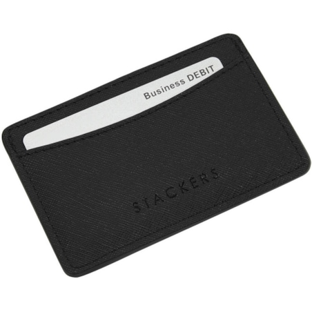 Etui na dowód osobisty Stackers damskie czarne