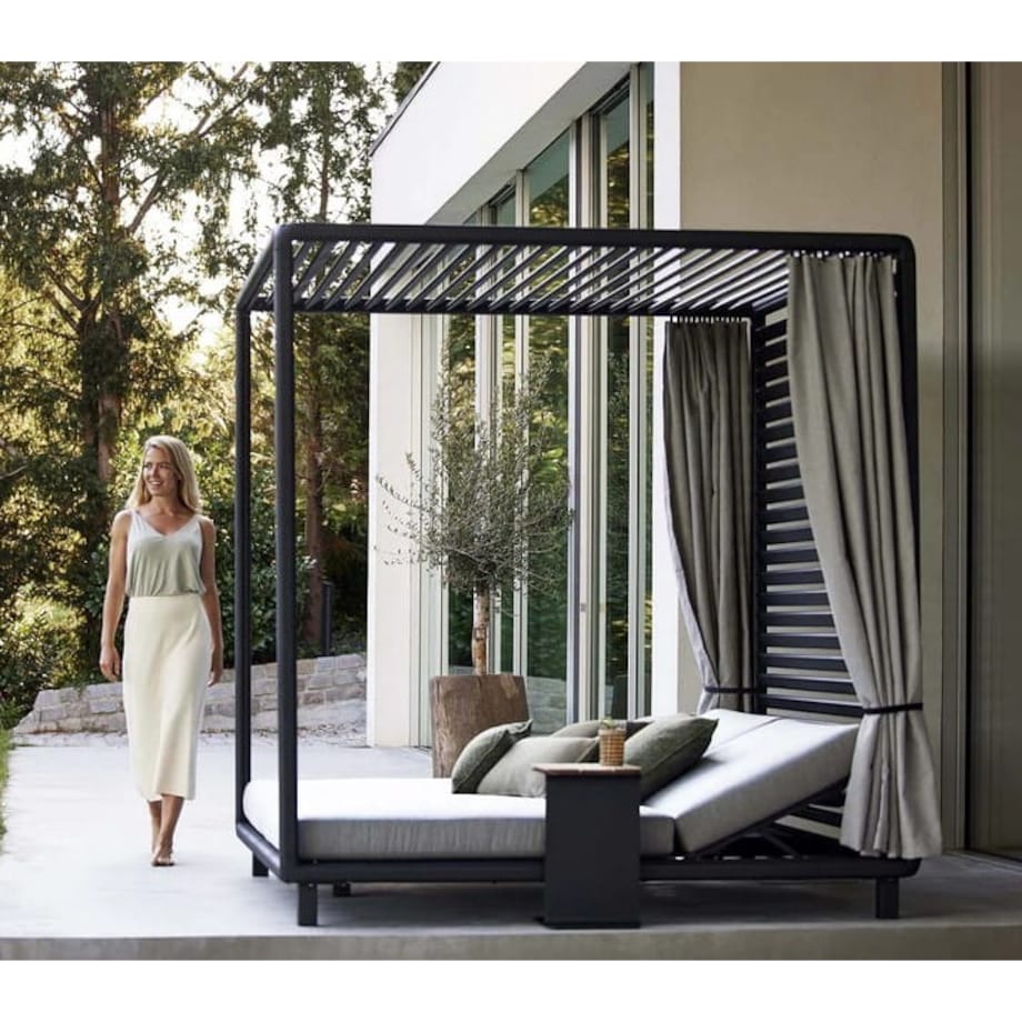 Zasłony na taras ogrodowe balkon beżowe 140x250 taśma tunel