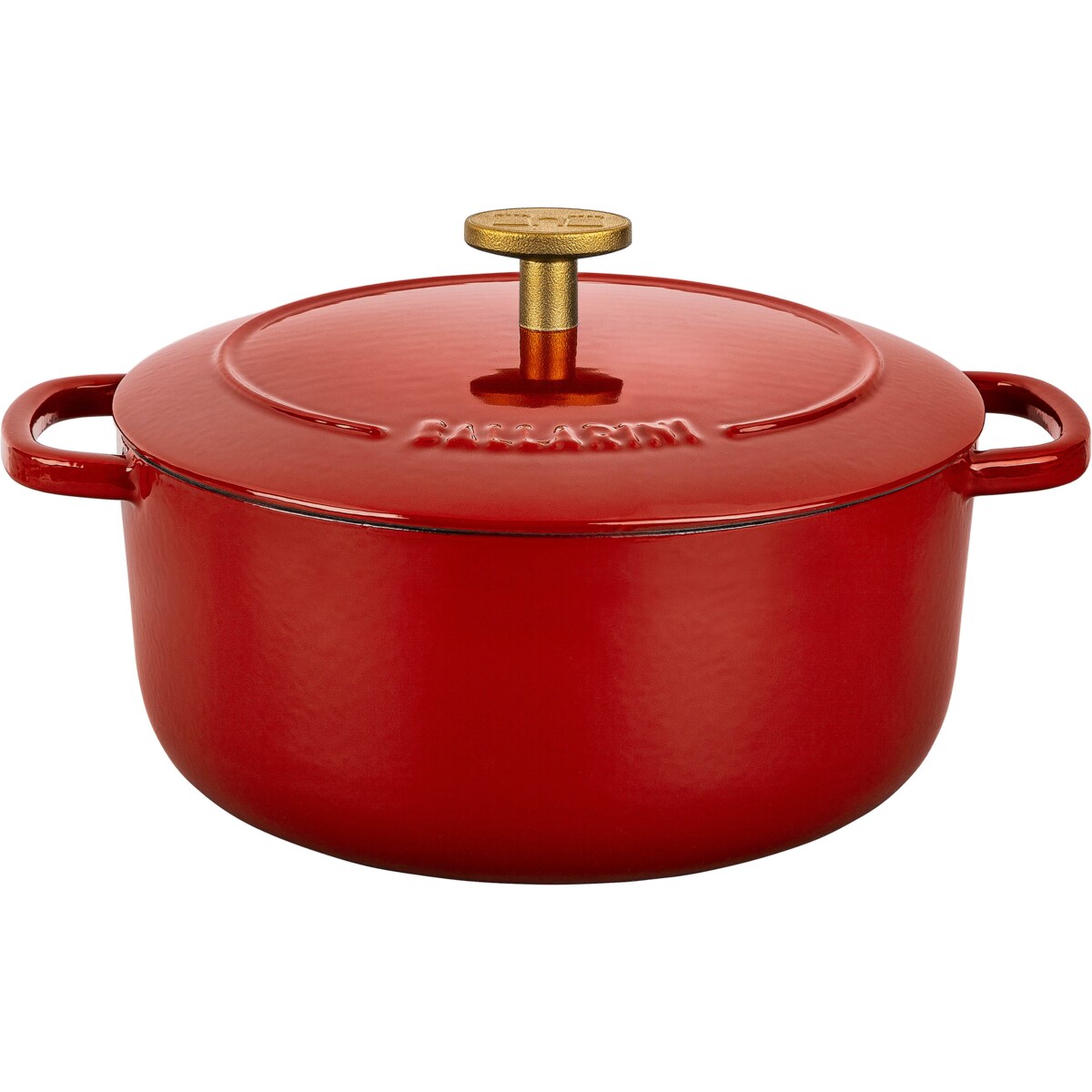 Garnek żeliwny okrągły Ballarini Bellamonte - 4 ltr, Czerwony