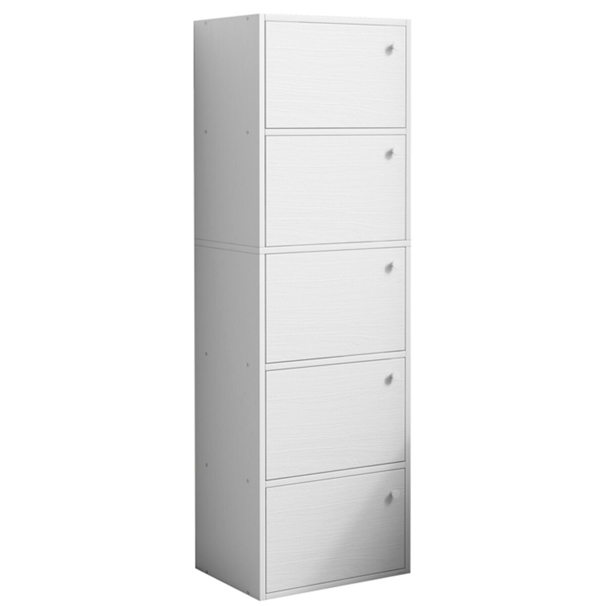 Nowoczesna pojemna komoda szafka duża biała skandynawski loft retro