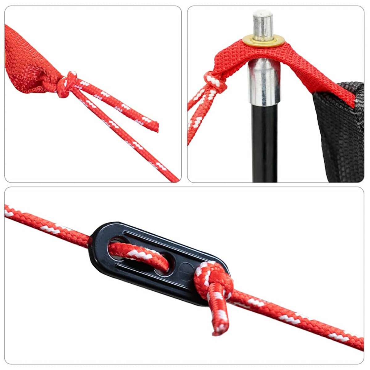 vidaXL Namiot wewnętrzny Czarny 220 x 128 x 110 cm Siatka