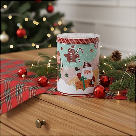 Puszka Na Pierniki Ciastka Boże Narodzenie 10X14 Cm Świąteczna Dekoracyjna Cukierki Słodycze