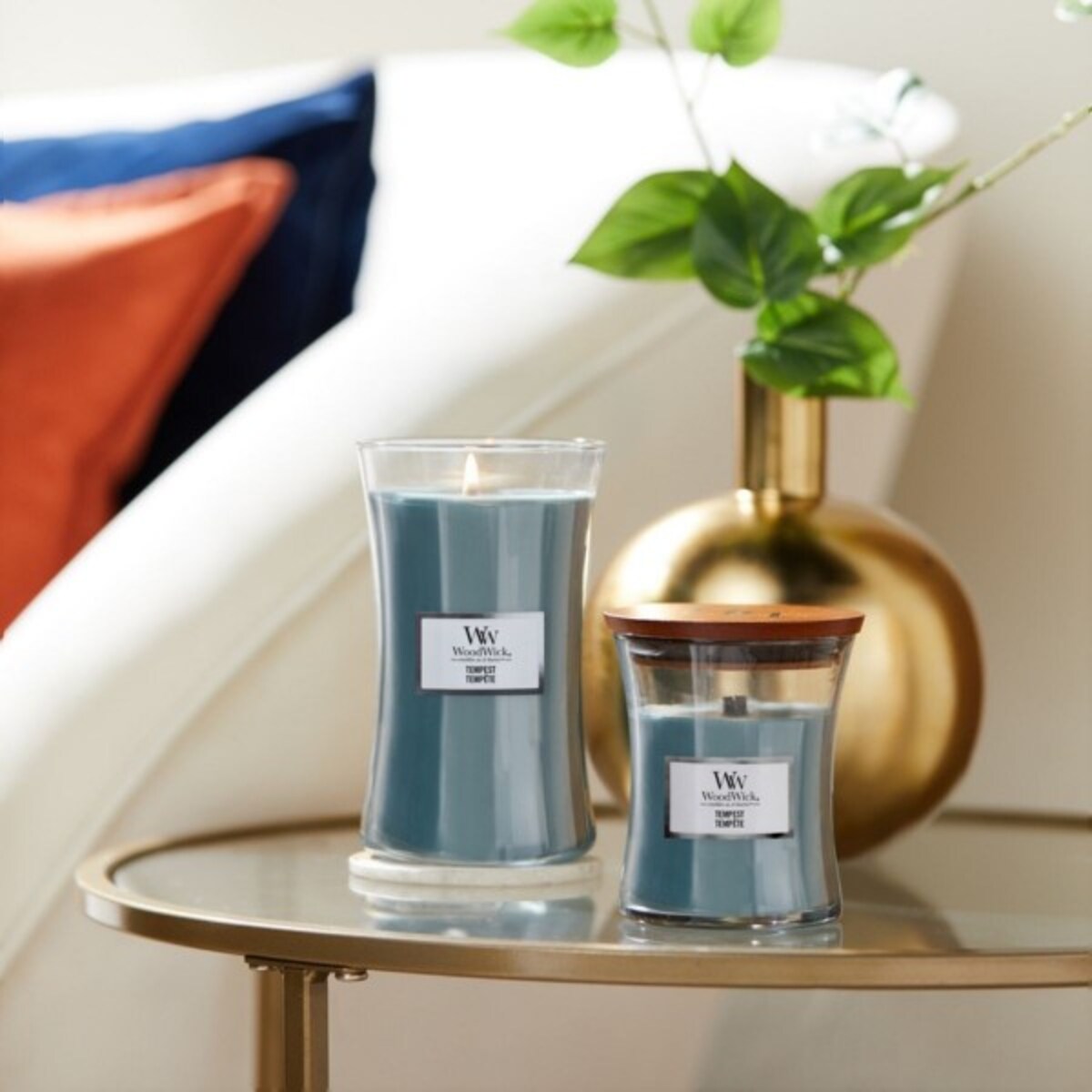 WoodWick świeca duża TEMPEST