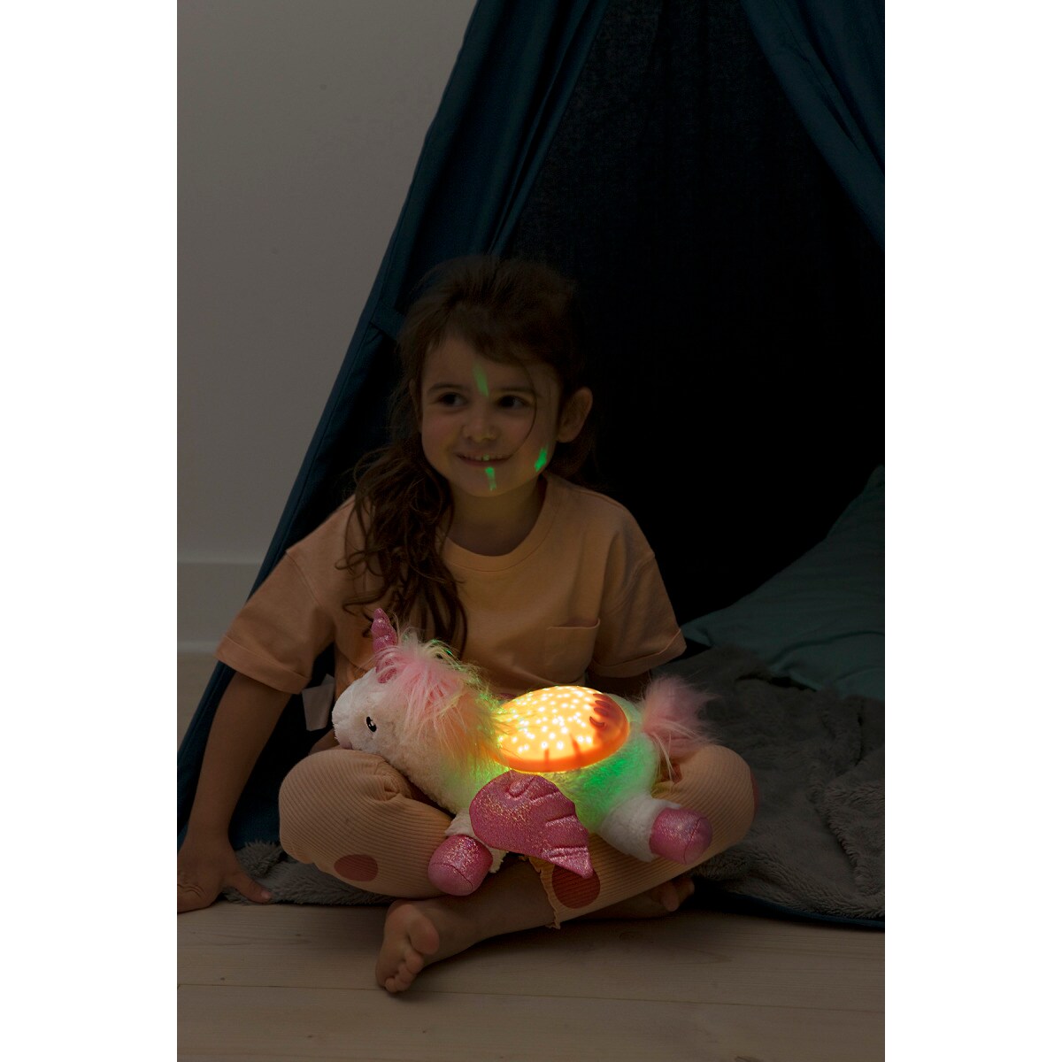 Pluszowy projektor dla dzieci - Jednorożec - przyjaciel do snu - Cloud b® Twilight Buddies™