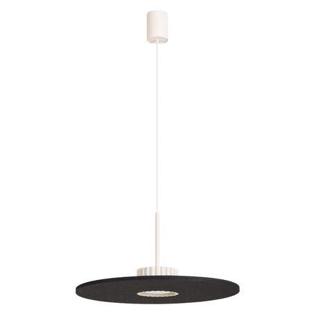 Lampa wisząca OVO 1 beżowa/czarna filc Gx53