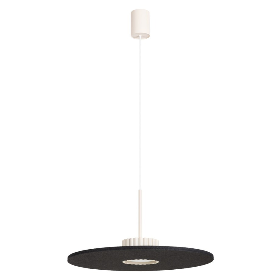 Lampa wisząca OVO 1 beżowa/czarna filc Gx53