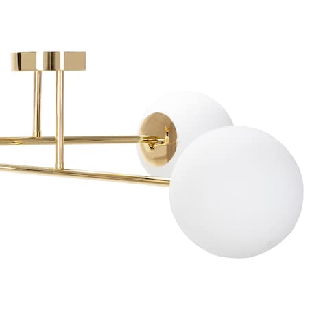 Lampa Sufitowa App1248-4Cp Złoty, Metal