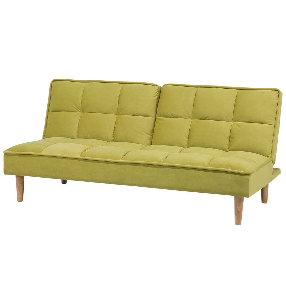 Sofa rozkładana zielona SILJAN