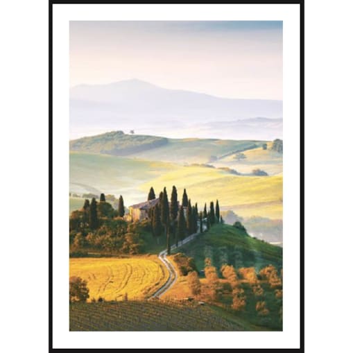 Poster Story, Plakat, Obraz - Malownicza Toskania, wymiary 30 x 42 cm
