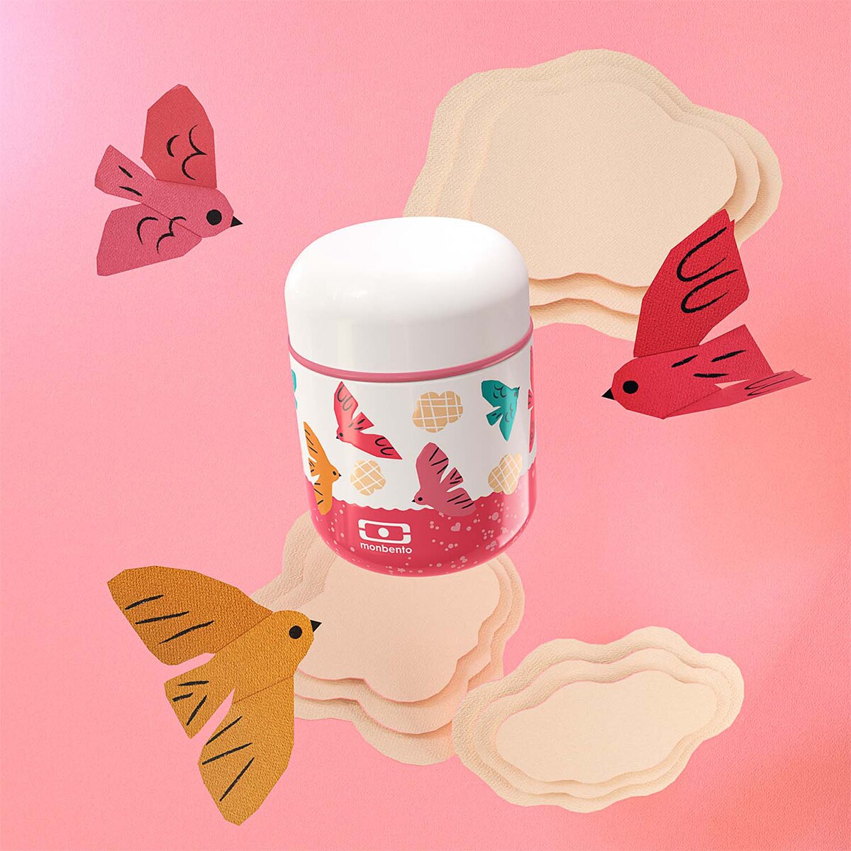 Monbento Capsule termos obiadowy 0,28 l Birds