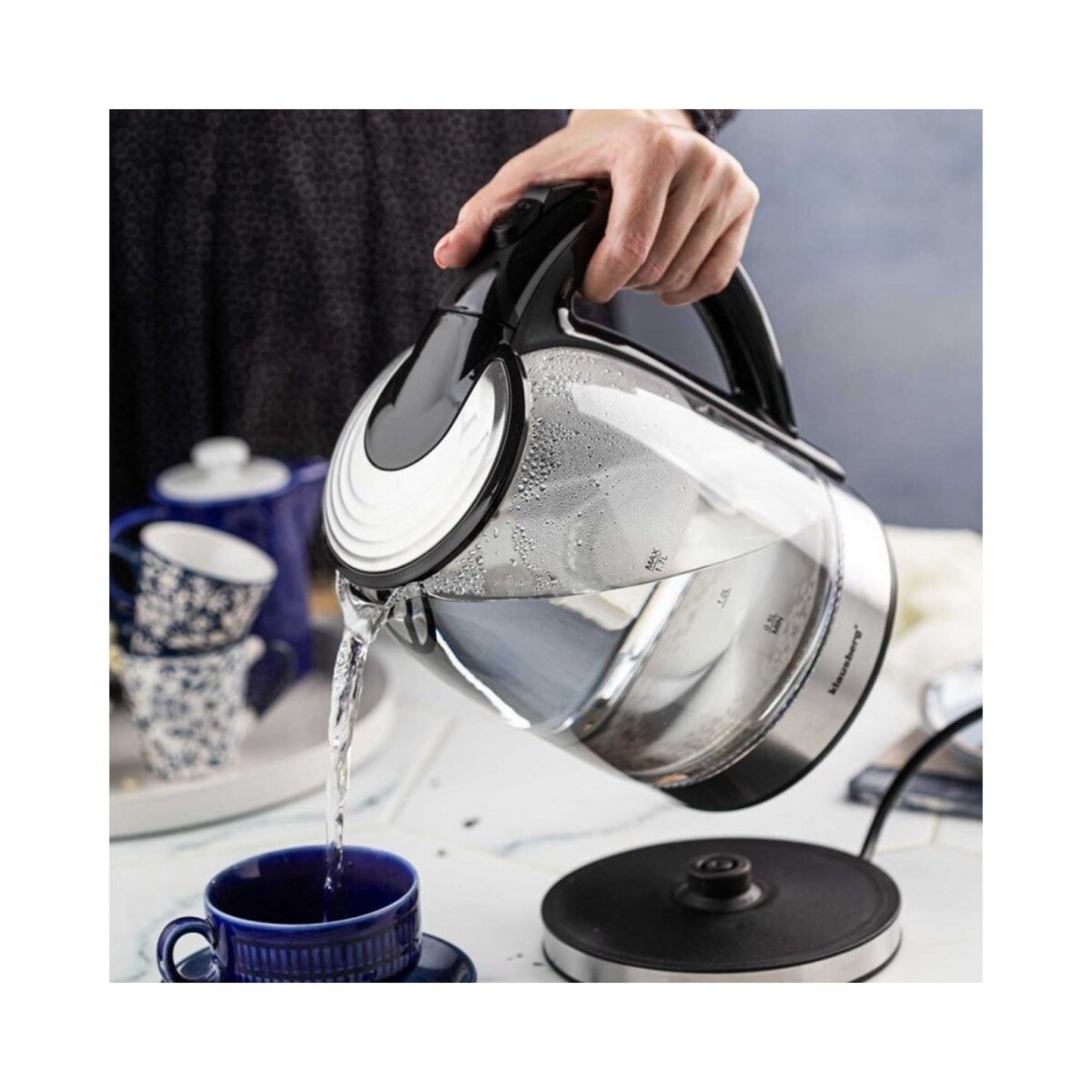 Klausberg czajnik elektryczny szklany 1.7l KB7886