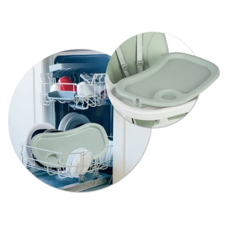 Krzesełko do karmienia dla dzieci fotelik 3w1 tacka Nukido