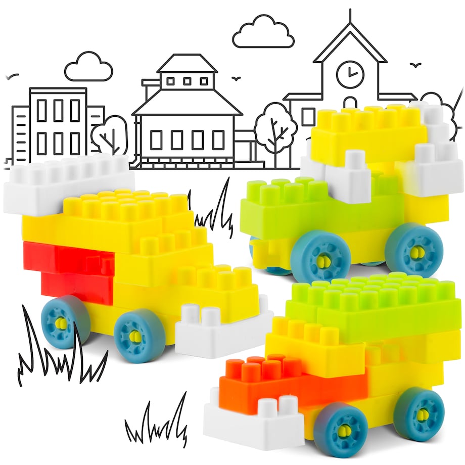 Duże klocki plastikowe dla dzieci edukacyjne zestaw Ricokids