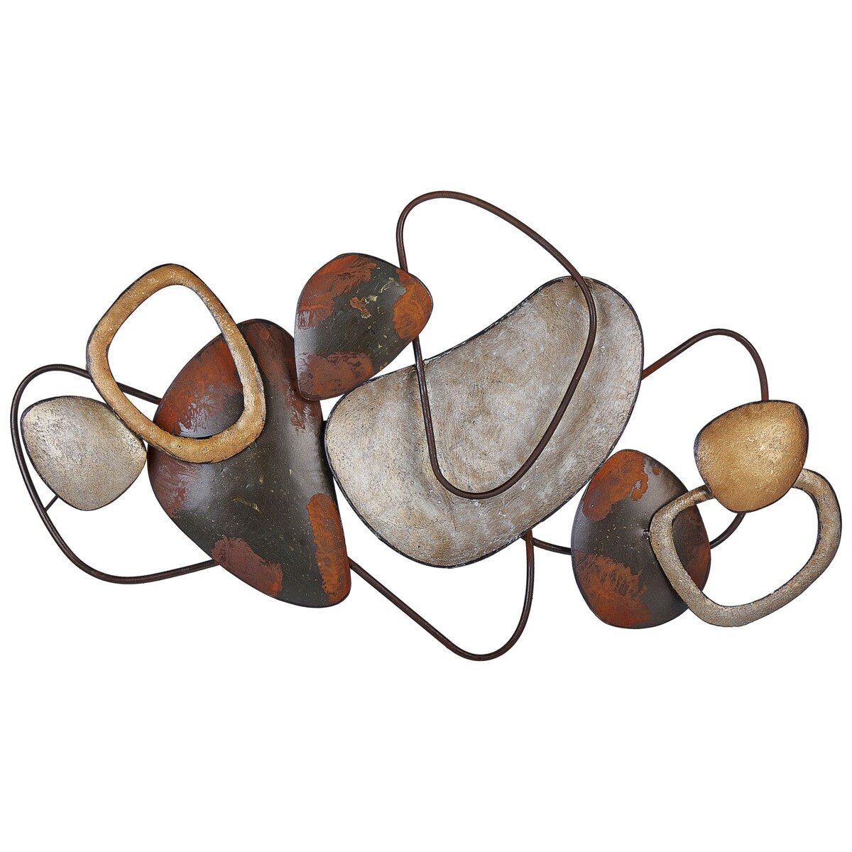 Dekoracja ścienna brązowa COBALT