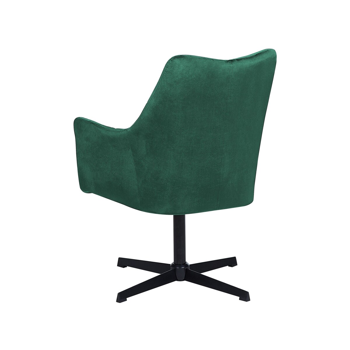 Fotel welurowy zielony VAKSALA