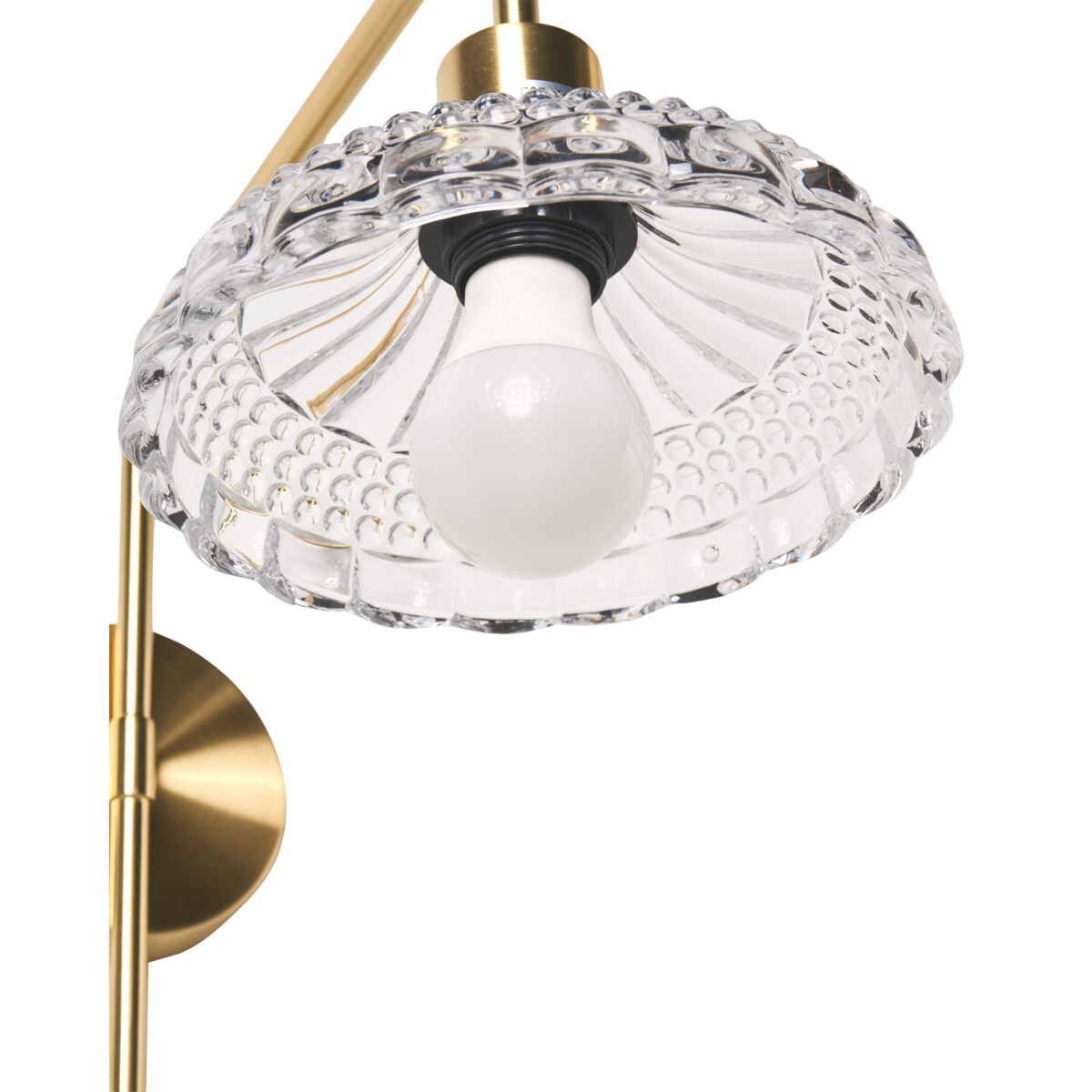 Zestaw 2 lamp ściennych MOLINO Metal Złoty