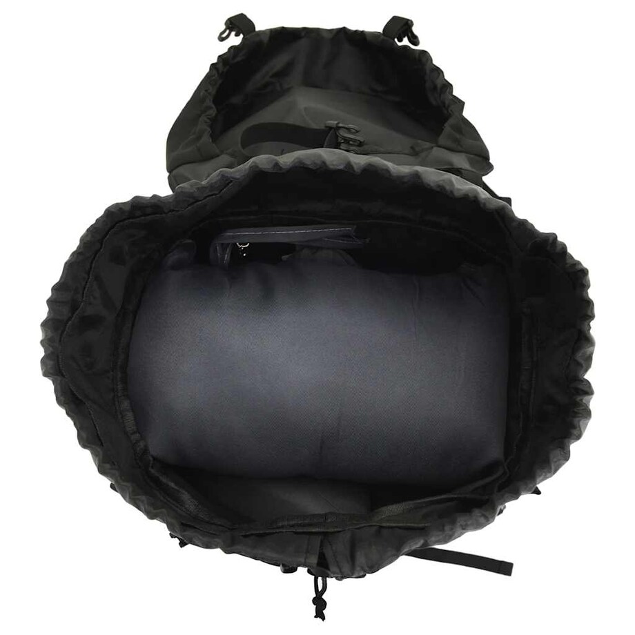 vidaXL Plecak turystyczny, czarny, 80 L, tkanina Oxford