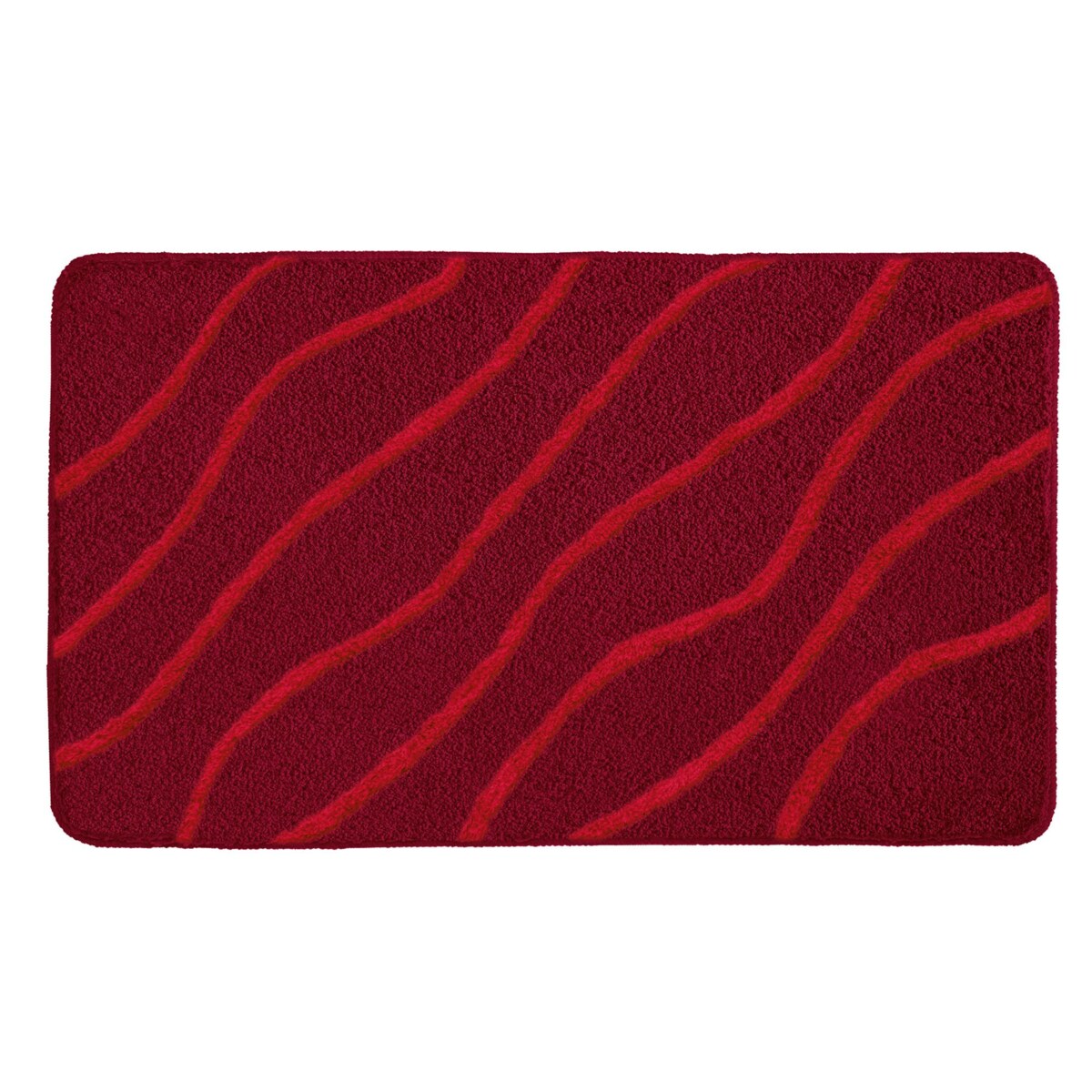 Kleine Wolke Tram Dywanik łazienkowy Red Czerwony 60x100 cm
