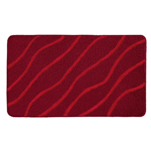 Kleine Wolke Tram Dywanik łazienkowy Red Czerwony 60x100 cm