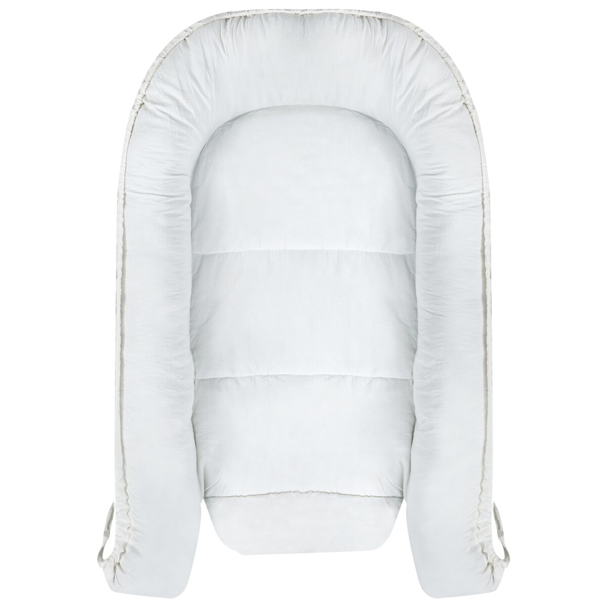 Kokon niemowlęcy 55 x 90 cm jasnozielony z białym EREB