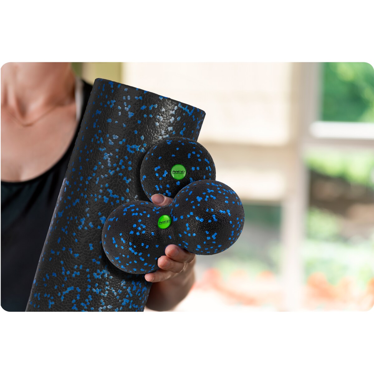 Piłka do masażu ćwiczeń rolowania Neo-Sport