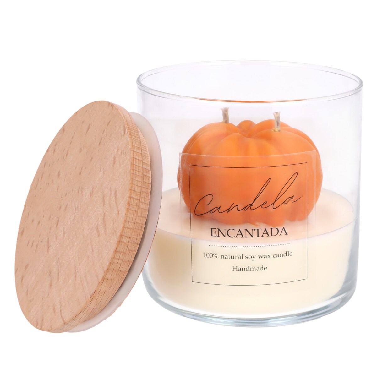 Świeca sojowa ZAPACHOWA świeczka DYNIA handmade prezent CANDELA ENCANTADA