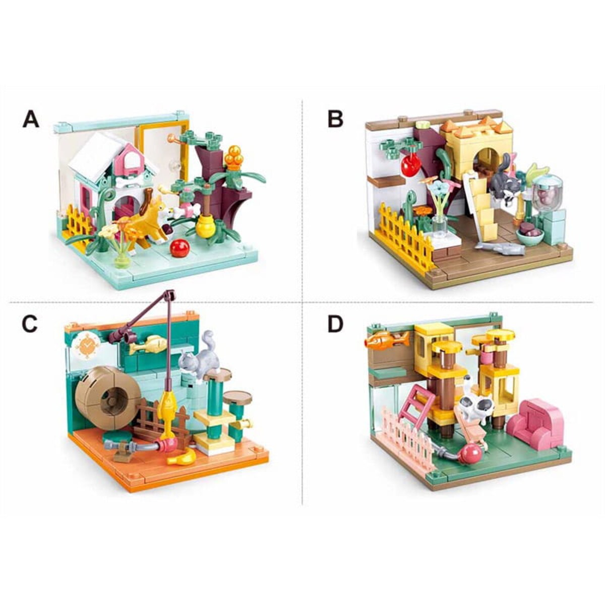 PIESEK Bella - mini pokoik klocki - Sluban - 100 elementów