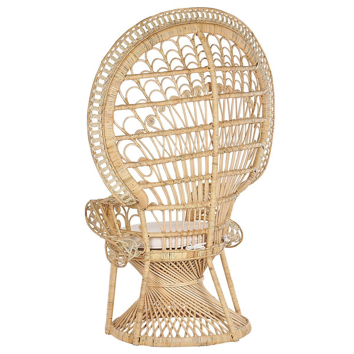Fotel paw EMMANUELLE Rattan Naturalny