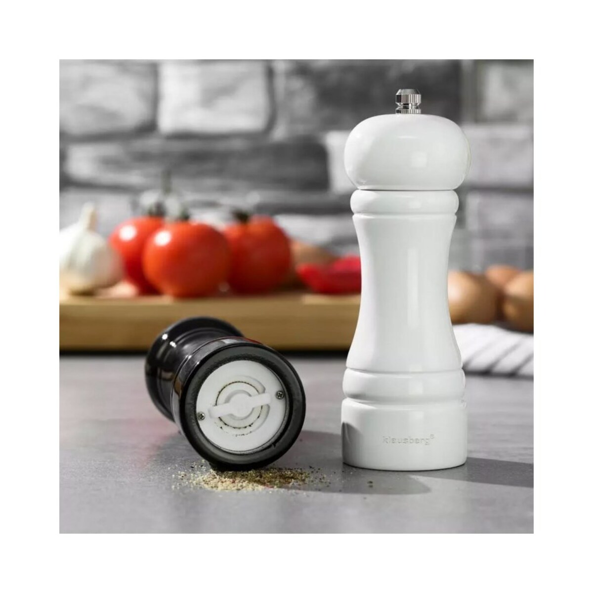 Zestaw 2 młynków do soli i pieprzu komplet KLAUSBERG
