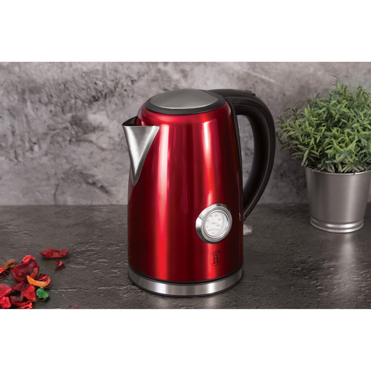 Czajnik elektryczny z termostatem 1.7 L Burgundy Edition BH-9068