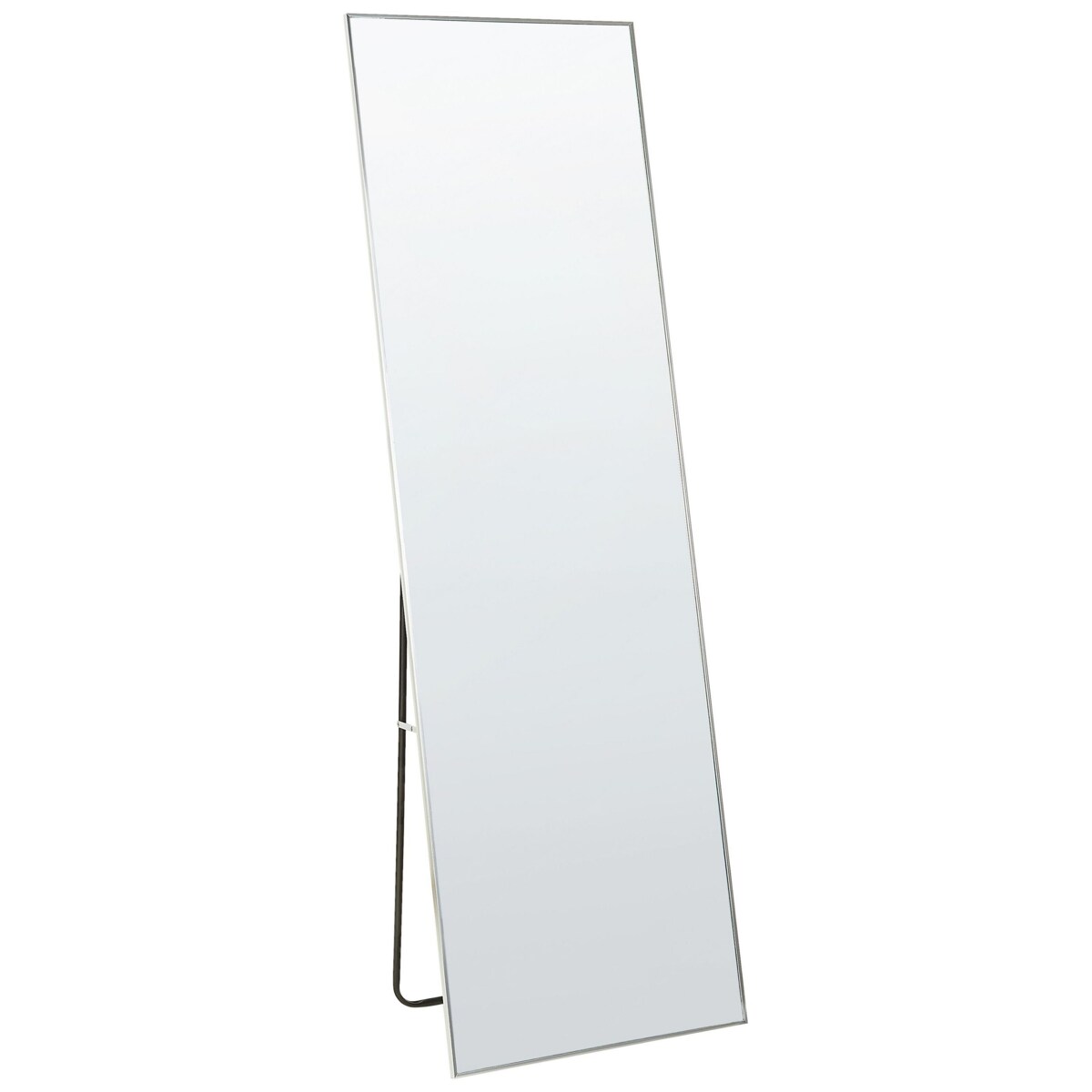 Lustro stojące 50 x 156 cm srebrne BEAUVAIS