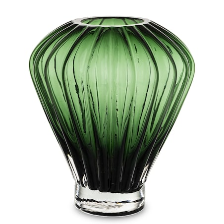 Wazon szklany 26,5x23x23 cm GULDAN zielony balon