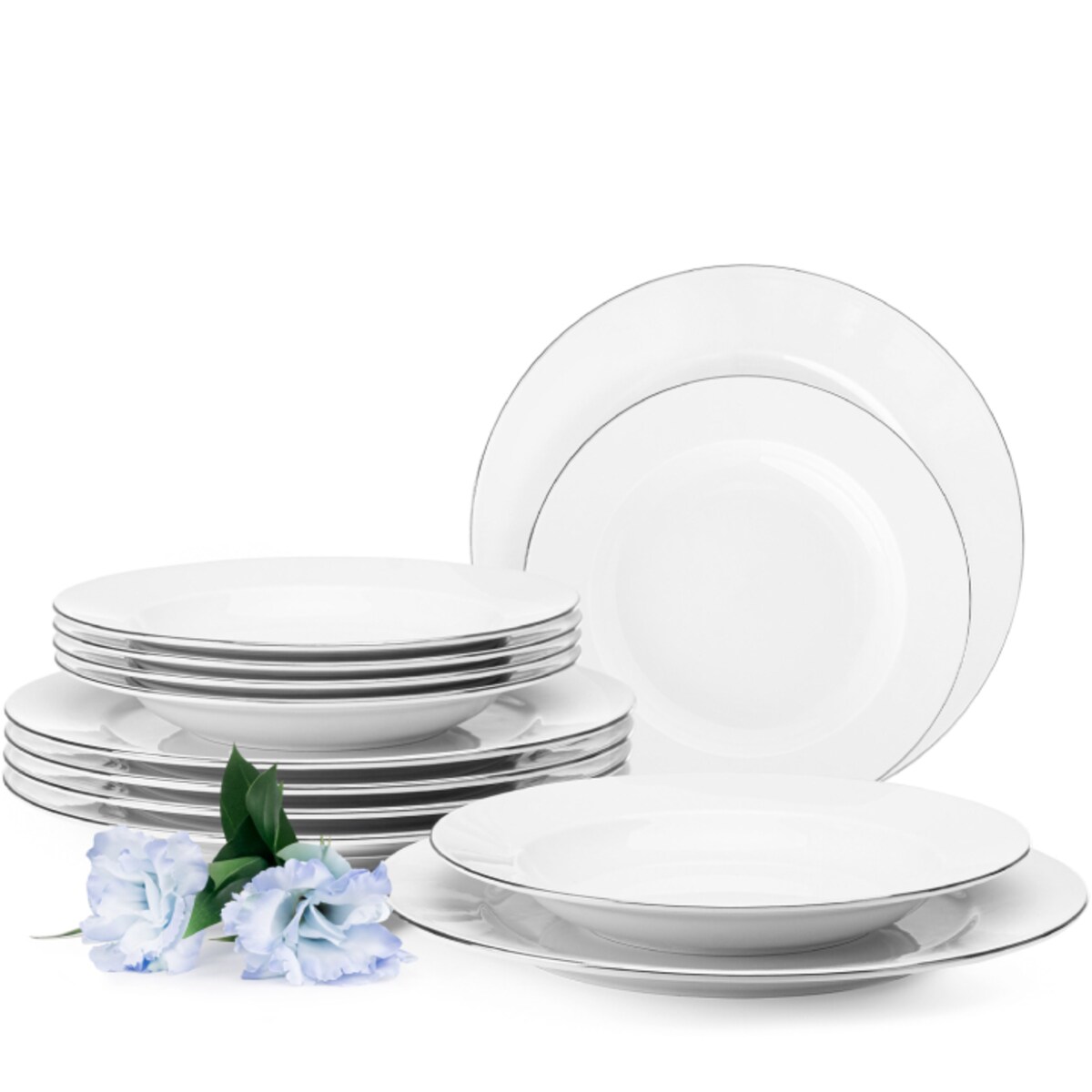 Konsimo MUSCARI Zestaw obiadowy, 6 os. (12el)