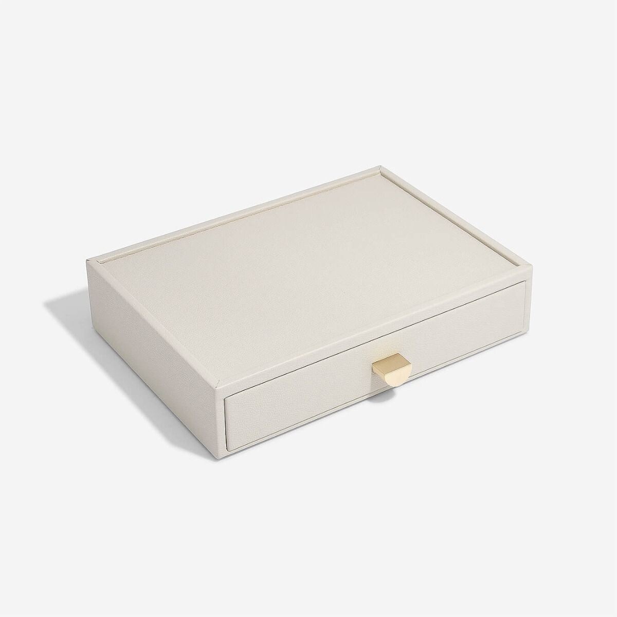 Szkatułka na naszyjniki Stackers Pebble classic jasnobeżowa z szufladą