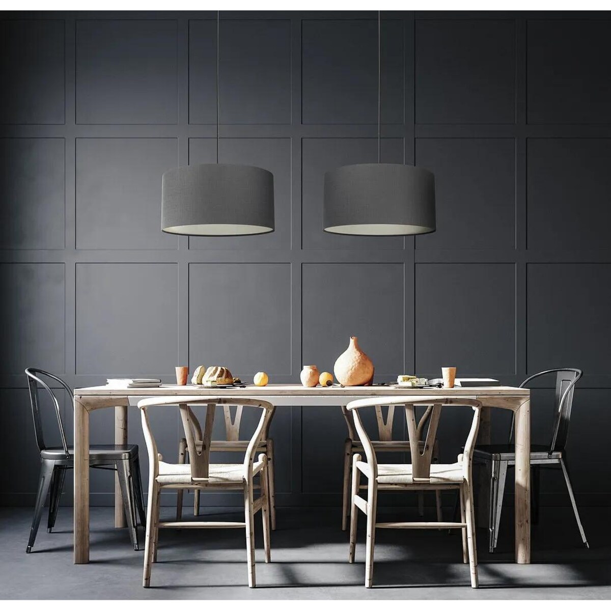 Lampa wisząca LEN LIGHT 70 grafitowa