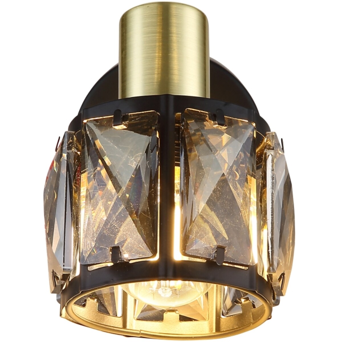 Lampa reflektorowa Indiana 54357-1B kinkiet czarny złoty
