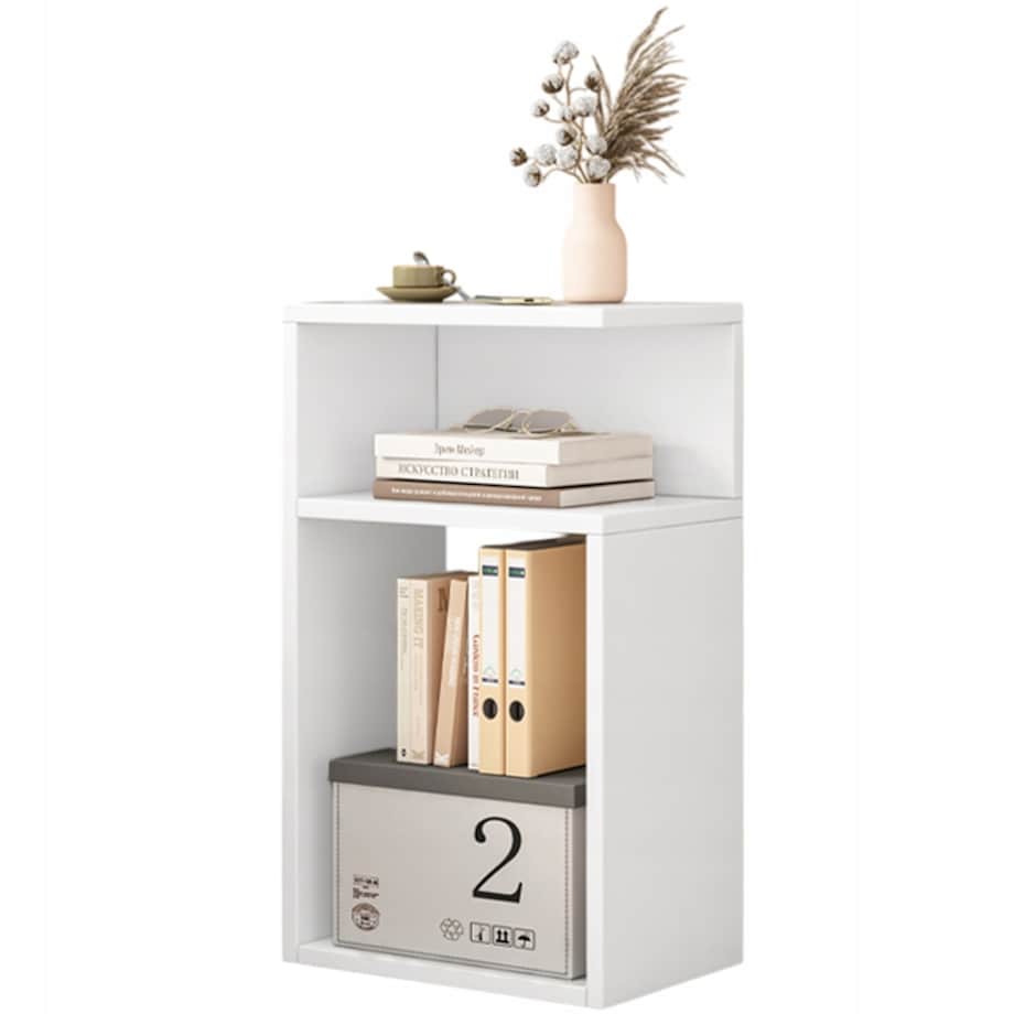 Szafka nocna biała do sypialni stolik loft salonu nowoczesna 50 cm